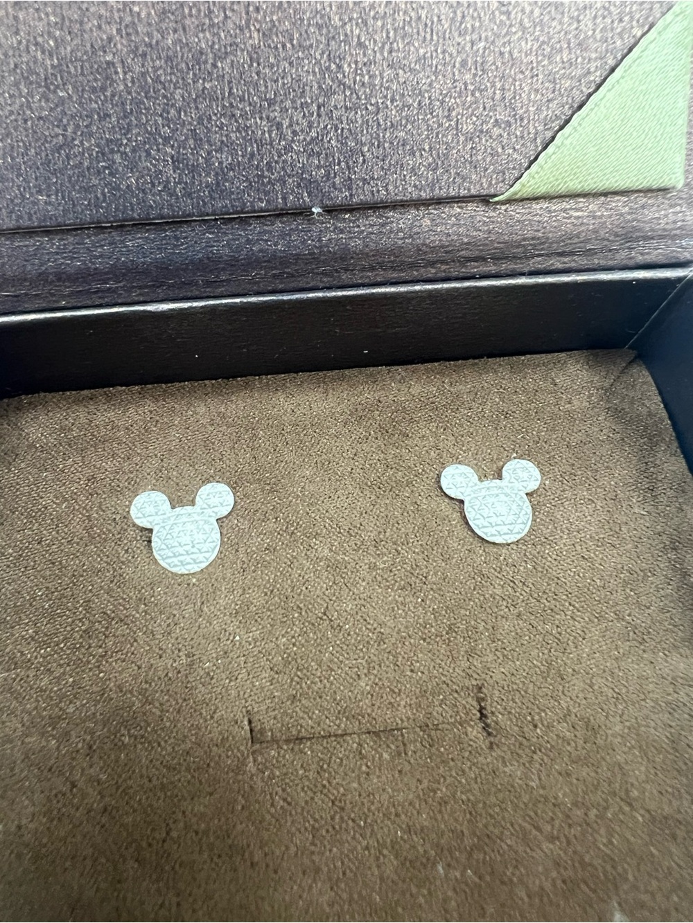 Rebecca Hook EPCOT Spaceship Earth Mickey Stud Earrings